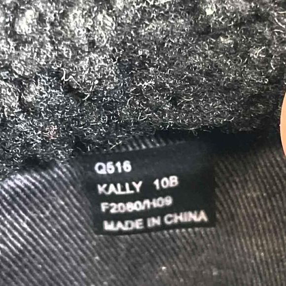 Coach Designer Women's Monogram Black Gray Boots - Size 10B - Picture 5 of 7